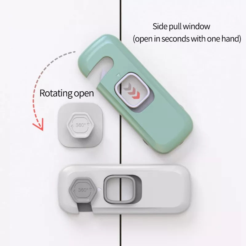 Cerradura de refrigerador para el hogar, cerradura de seguridad para puerta de refrigerador y congelador, cerradura de seguridad para gabinete para niños pequeños, cerradura de seguridad para bebés