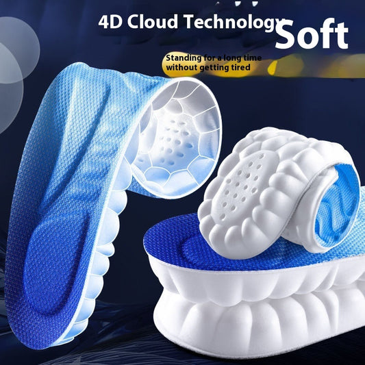 4D Shock Absorption Sports Comfortable Lightweight Insole