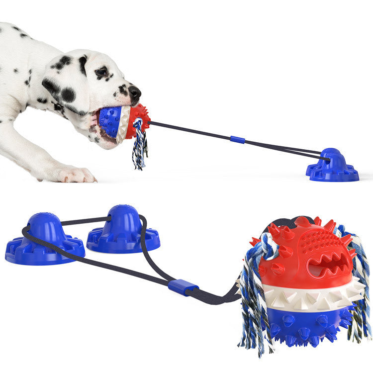 Powerful Sucker Dog Toy and si