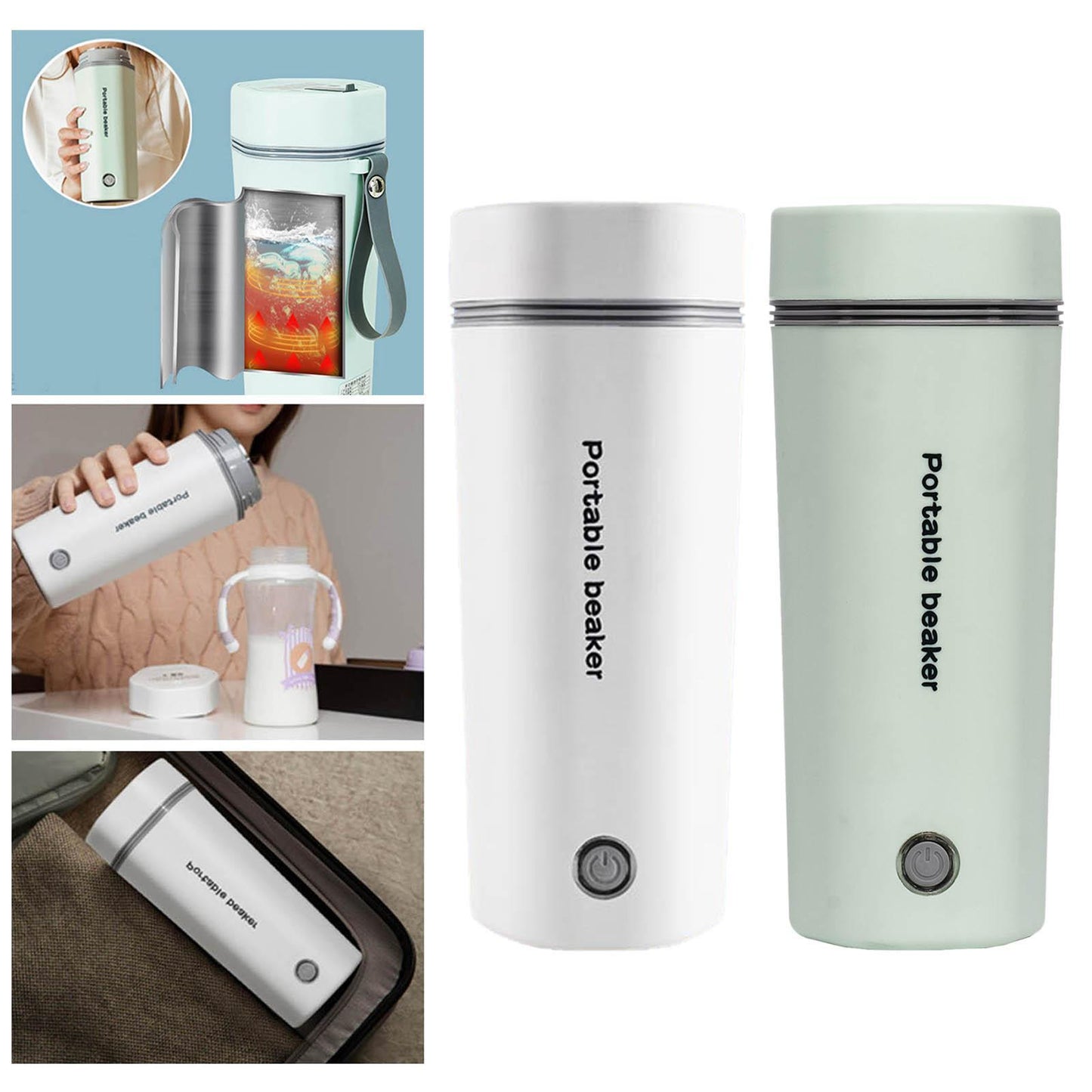 Elektrischer Auto Wasserkocher Becher Schnelles Heizen Heizflasche Für Reisen Kaffee Tee