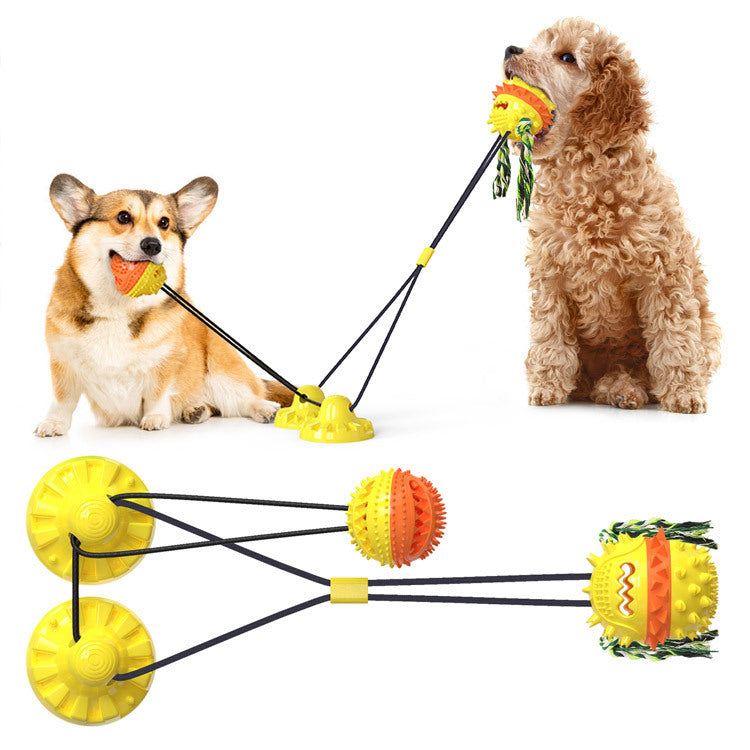 Powerful Sucker Dog Toy and si