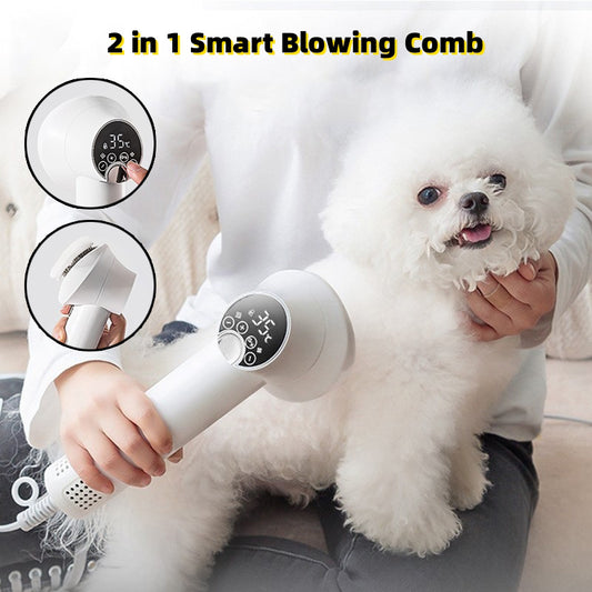 Intelligenter Haustier-Haartrockner Hund Golden Retriever Katze Pflege Friseur Blasen & Kämmen Leise Kein Schaden Haustier Reinigungsbedarf Haustierprodukte