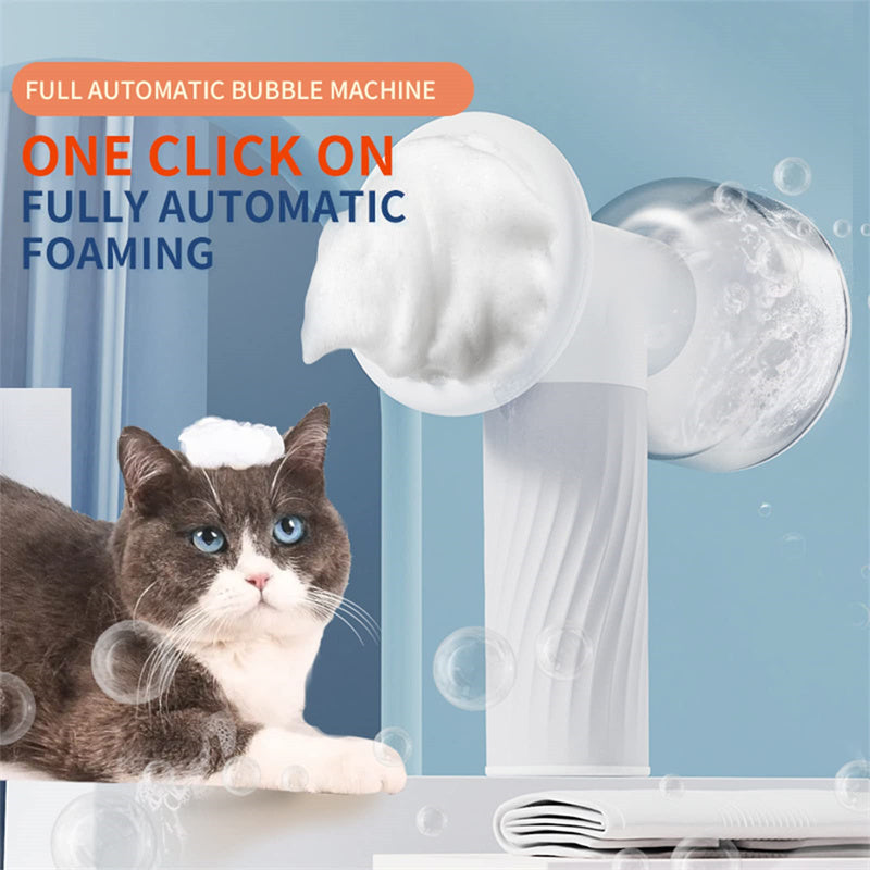Automatische Schaum-Dog Cat Bad Bürste Hund Shampoo Bürste mit Seifenspender Elektrische Haustierpflege Massagebürste Haustier Bad Bürste Scrubber Kamm für Hund Katze Haustierprodukte